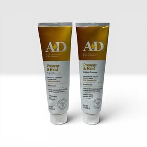 A+D Original Ointment, 4 Ounce (Pack of 2) 4 New Sealed Exp 02/2027